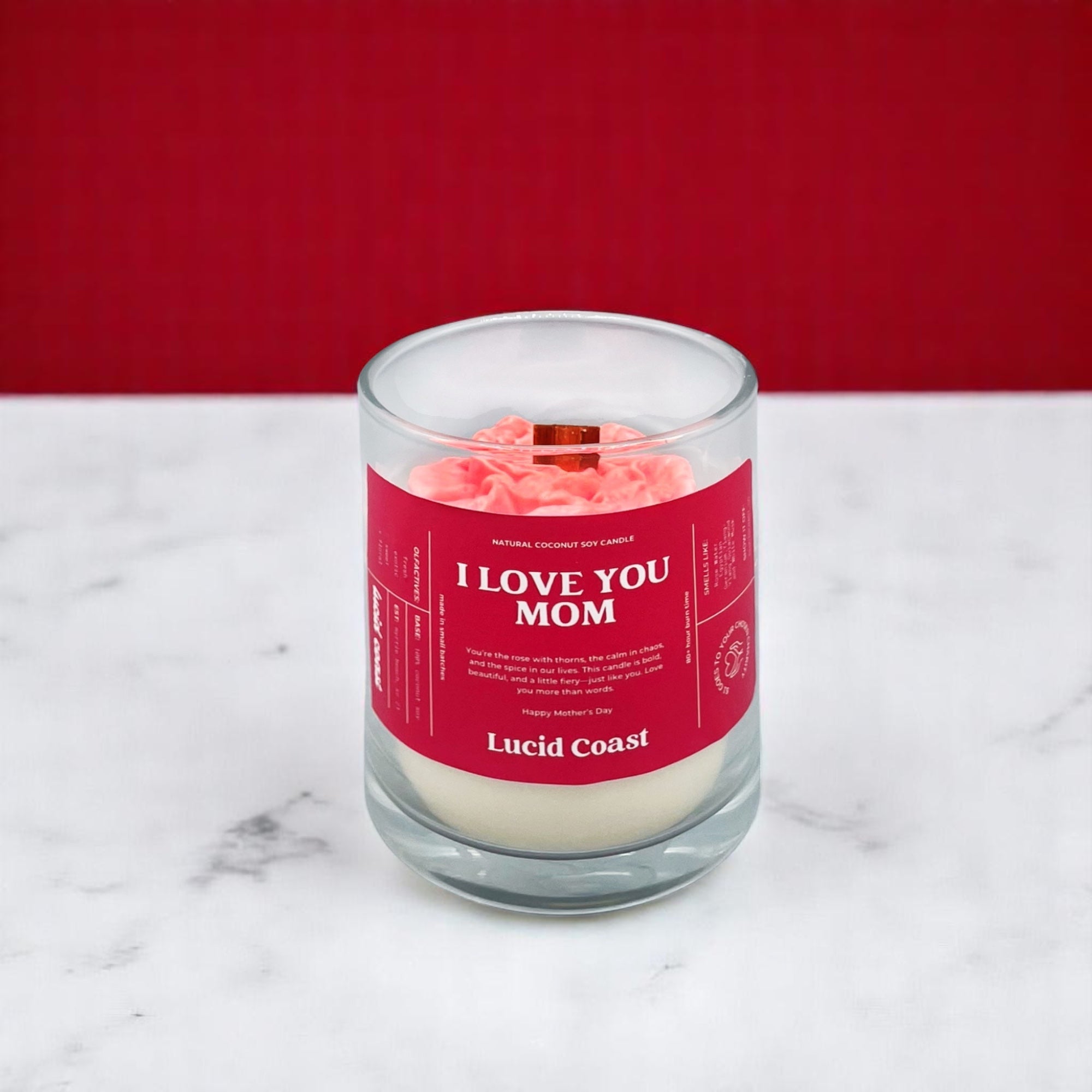 I Love You Mom | Mother's Day Candle