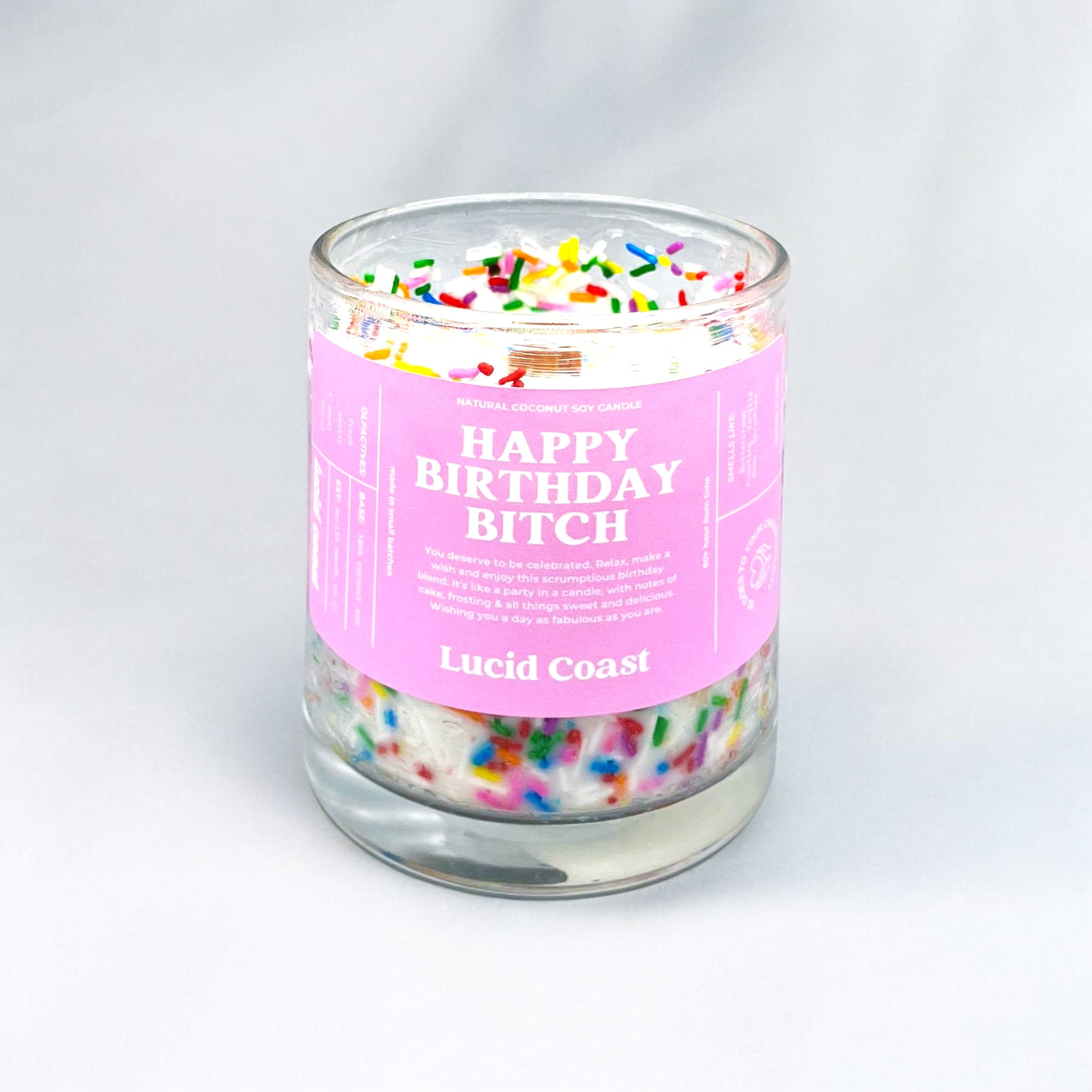 Happy Birthday B*tch Candle