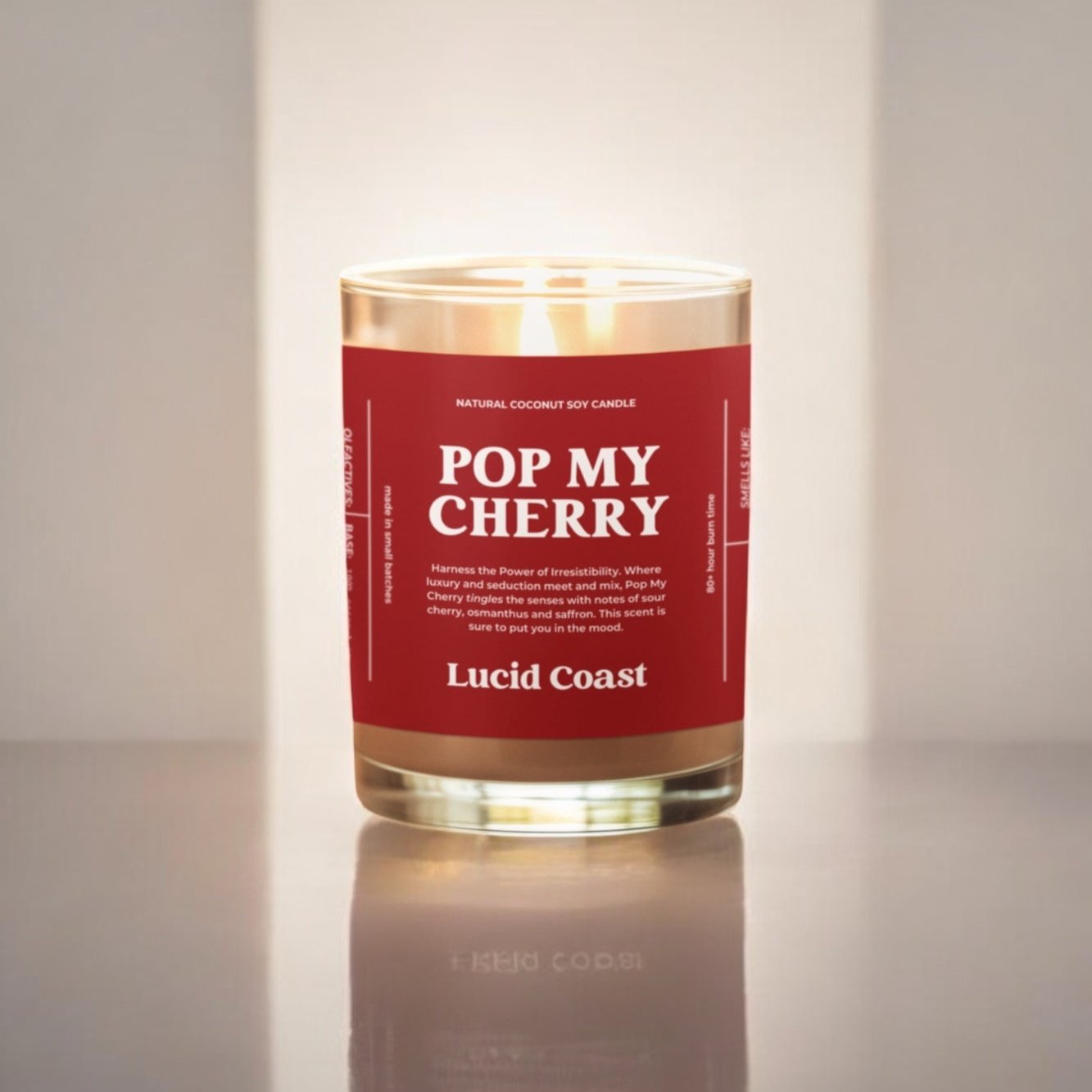 Pop My Cherry Candle