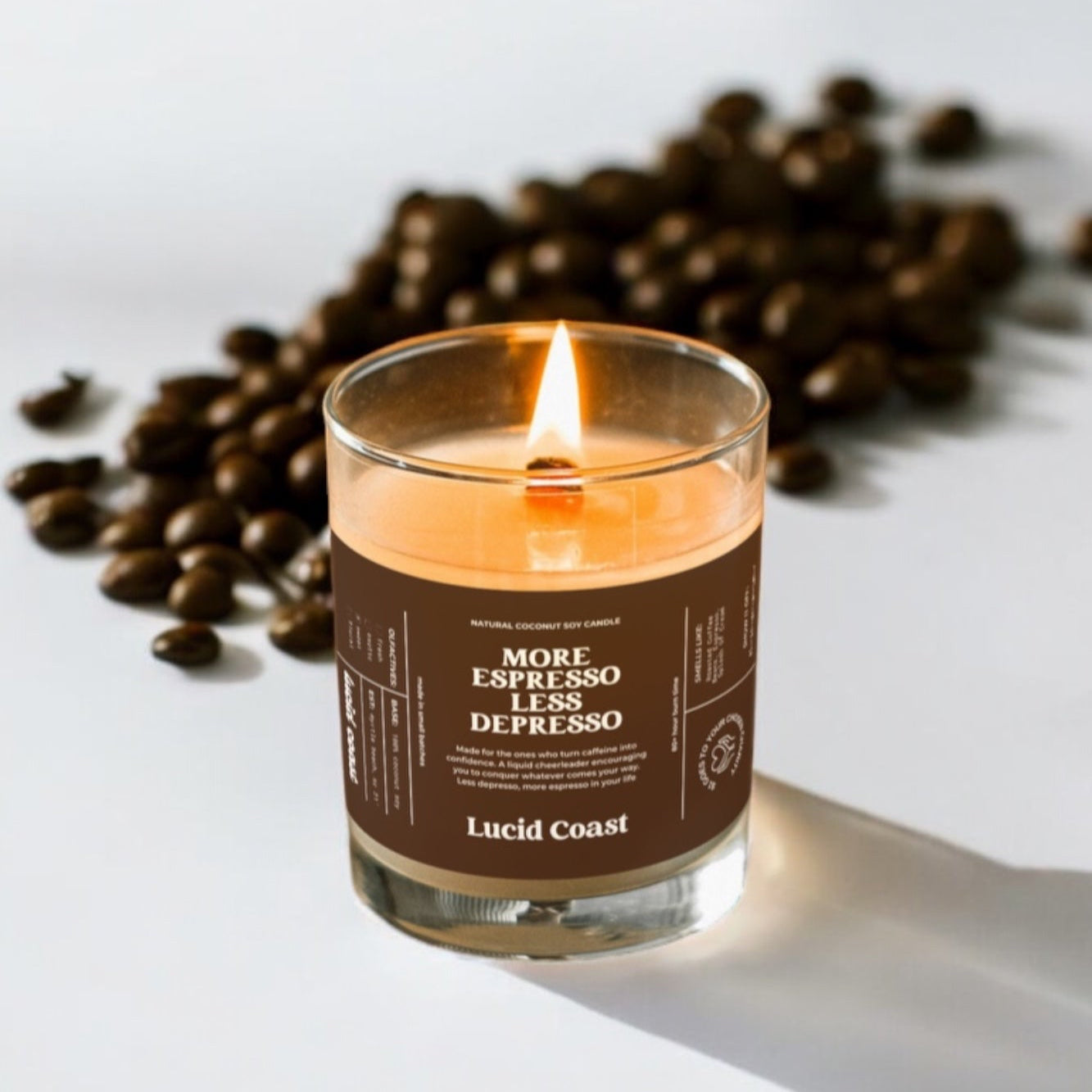 More Espresso, Less Depresso Candle